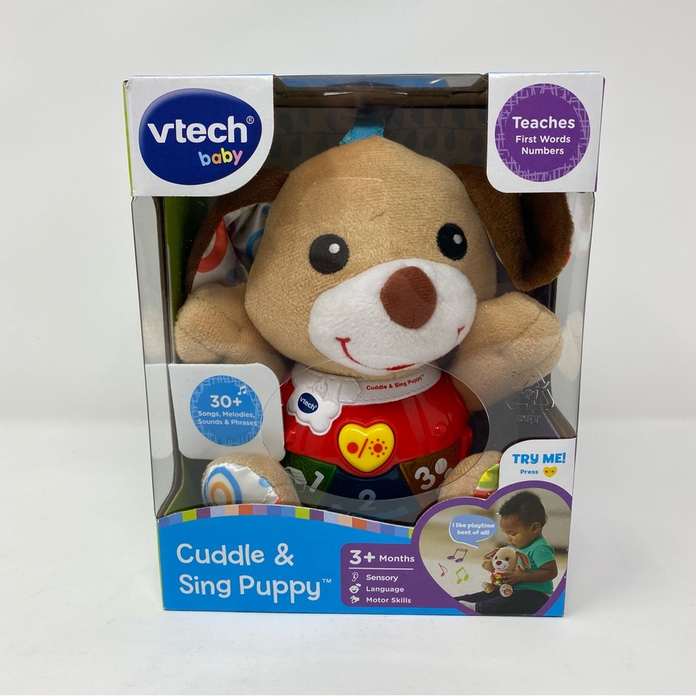 VTech Baby Unisex Cuddle and Sing‎ Puppy 30+ Songs
Melodies Sounds Phras…
